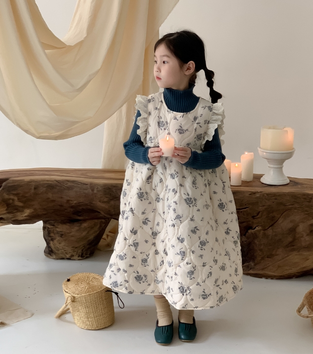 秋冬新作  韓国子供服    ベビー   キッズ服  女の子   ワンピース  つりスカート   ファッション
