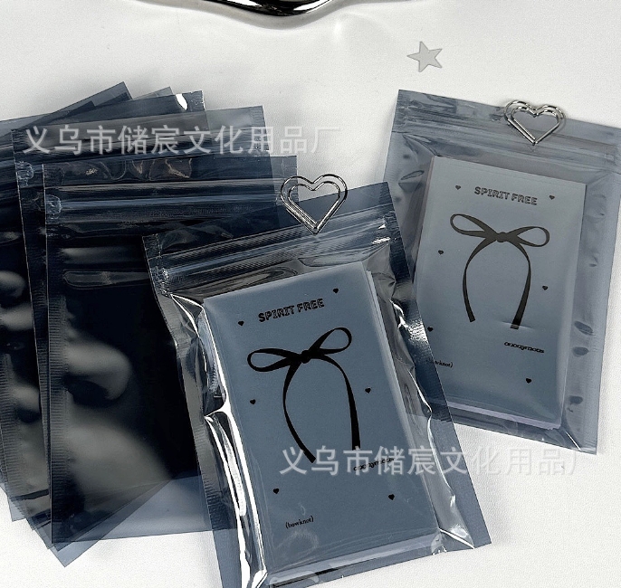 透明グレー おしゃれ 包装袋 包装資材 ラッピング袋 梱包 収納袋