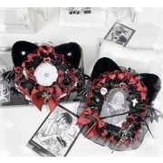 悪魔 推し活 装飾缶バッジ 推し 応援 ぬいぐるみ痛バッグ  缶バッジ用 缶バッジケースロリータ