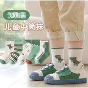 韓国風   子供服  赤ちゃん  子供用靴下　ベビー靴下   ソックス  靴下　恐竜  5色