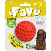 [プラッツ]Favo　スクィーカーボール　レッド【ペットおもちゃ】
