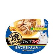 [いなばペットフード] 焼かつお　カップスープ　ほたて貝柱・ささみ入り　60g