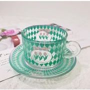 INS  人気  花柄  ウォーターカップ  コーヒーカップ   グラス    インテリア  創意撮影装具  置物を飾