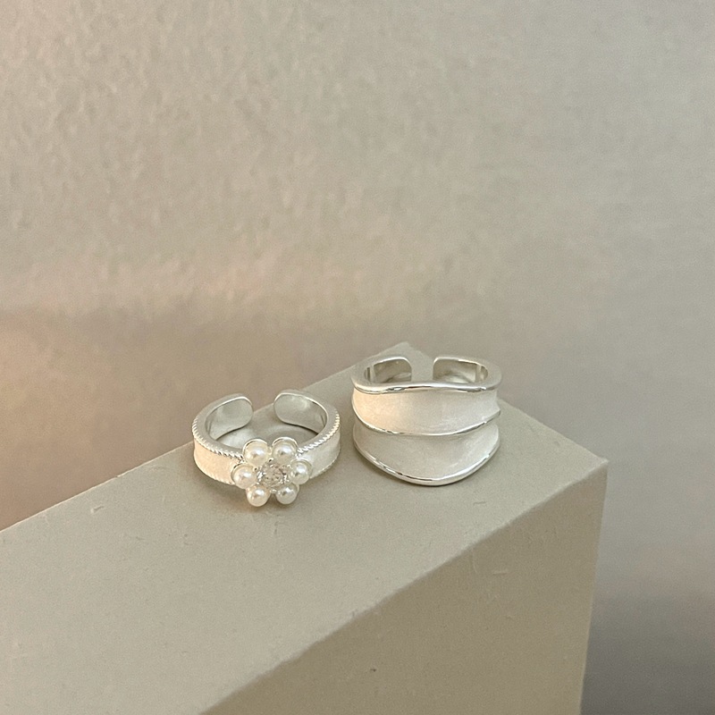 指輪　リング　レディース　アクセサリー　韓国風　メタル　デザイン　花