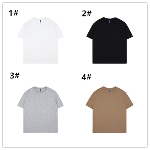 トップス Tシャツ メンズ 半袖 無地 ラウンドネック チーム服 シンプル