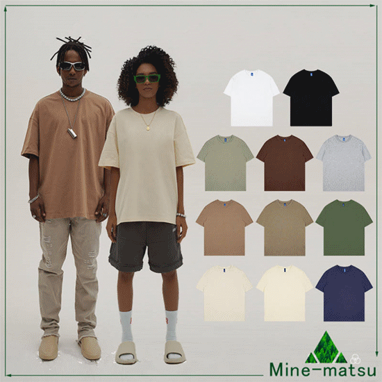 トップス Tシャツ メンズ 半袖 無地 ラウンドネック チーム服 シンプル