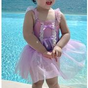 女の子 水着  2023夏新作  水着 韓国子供服  女の子 ワンピース水着  ベビー用品 ファッション 90-140CM