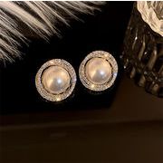 おすすめ商品 真珠 ピアス ダイヤモンド 2023年新品 ネックレス 耳のクリップ トレンド 上品映え