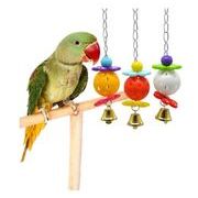 ペット用品 鳥用品 おもちゃ 噛む玩具 咀嚼 インコ 鳥 オウム ボール 球体 鈴 ベル ストレス解消