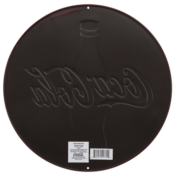 コカコーラ ドーム型 エンボスサイン 他 ブリキ看板 【6点まとめ販売】 エンボス メタルサイン COCA COLA ROUND 【コカコーラ ブリキ