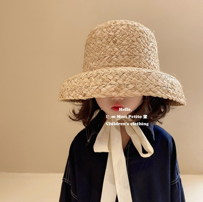 ins 夏新作 韓国風  帽子 子供用  ハワイ ハット  紫外線対策   麦わら帽子   日除け帽子  　