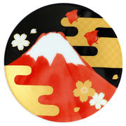 【ご紹介します！日本製！美濃焼ギフト『ＫＯＴＯＨＯＧＩ』シリーズ！】RINPA縁起小皿 富士山