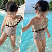 【2023夏】韓国風子供服 キッズ水着 女の子 ベビー 子供用 オールインワン　連体水着