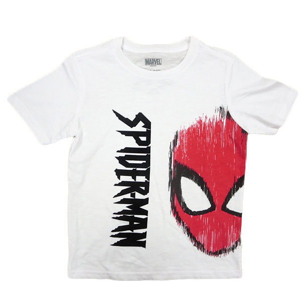 キッズ Tシャツ  Marvel Spider Man Face【スパイダーマン】