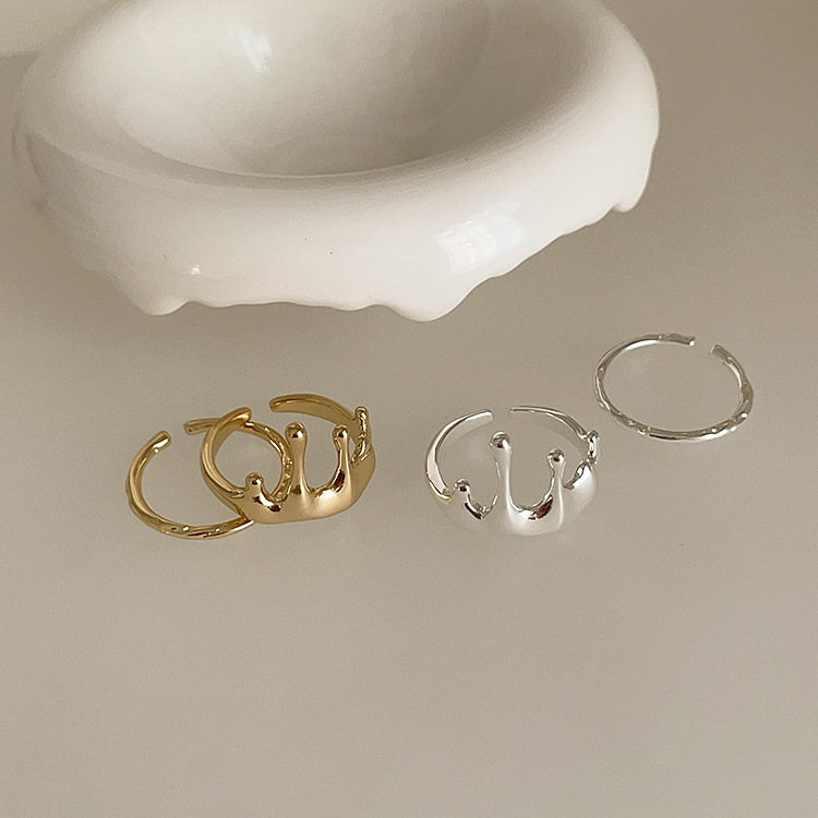 指輪　リング　アクセサリー　韓国ファッション　デザイン　金属
