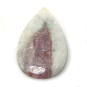 ≪スペシャルルース/即納≫天然石 ルベライト/トルマリンinクォーツ 32x21x3.5mm