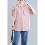 【予約220351】大きいサイズ春夏新作 韓国 レディース ファッション  Tシャツ ワンピースLL-4L