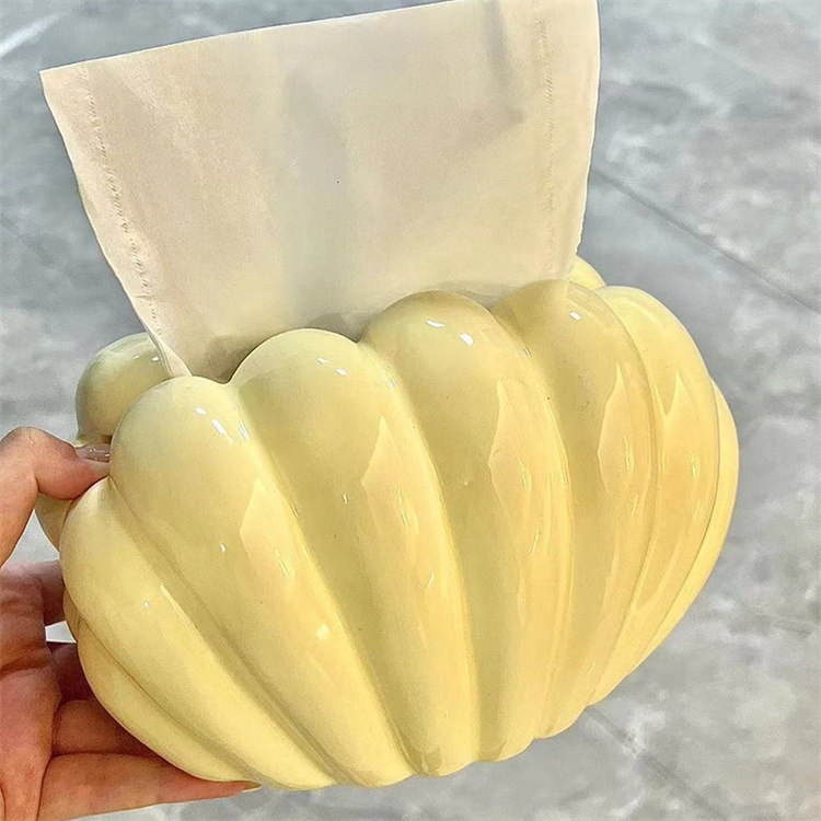 とってもおすすめです INSスタイル ティッシュ箱 新品 セラミックティッシュ箱 食卓 現代振り子