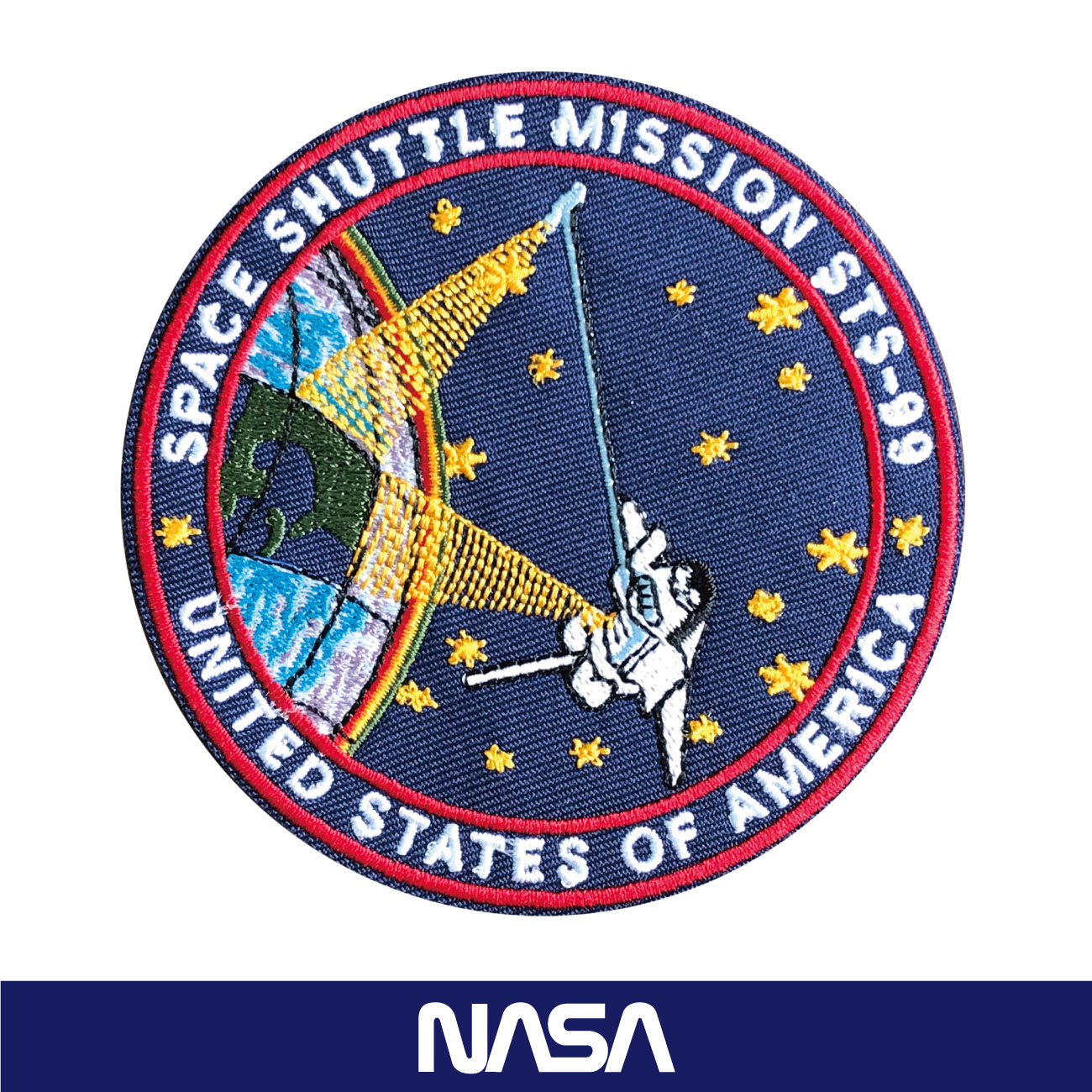 WAPPEN【NASA-STS-99】ワッペン ナサ