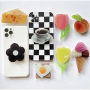 ins風    携帯電話用スタンド   模擬ケーキ   韓国風    ブラ ケット