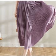 夏 新作 レディース  スカート エレガント フリル 純色 ロングスカート シンプル きれい ゆったり お出かけ