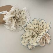 レースシュシュ　ヘアアクセサリー　韓国ファッション　デザイン