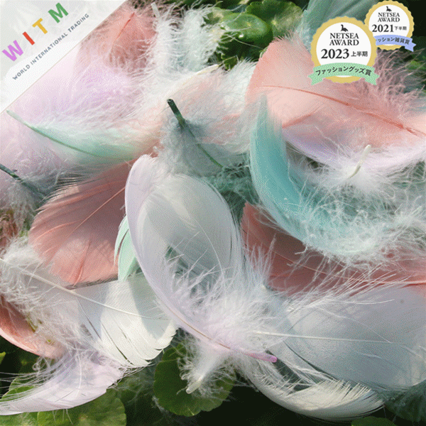 DIY ファーパーツ 羽毛 ナチュラルフェザー アクセサリーパーツ ピアス素材 約6-12cm