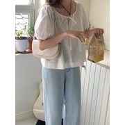 2023夏INS新作★カジュアル 韓国系  気質     ブラウス/シャツ