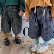 ★Girls&Boys★　子供ワイドパンツ　7分丈パンツ　男女兼用　80~130cm 　韓国キッズファッション