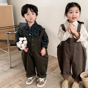 ★Boys&Girls★　子供サロペット　ワイドパンツ　男女兼用　80~130cm 　韓国キッズファッション