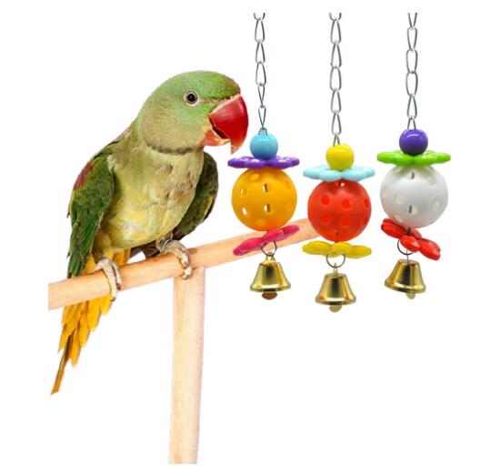 ペット用品 鳥用品 おもちゃ 噛む玩具 咀嚼 インコ 鳥 オウム ボール 球体 鈴 ベル ストレス解消