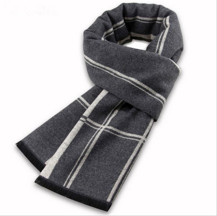 秋冬新作　韓国風　メンズ　スカーフ  クラシックスカーフ   厚い　暖かい ビジネスビブ