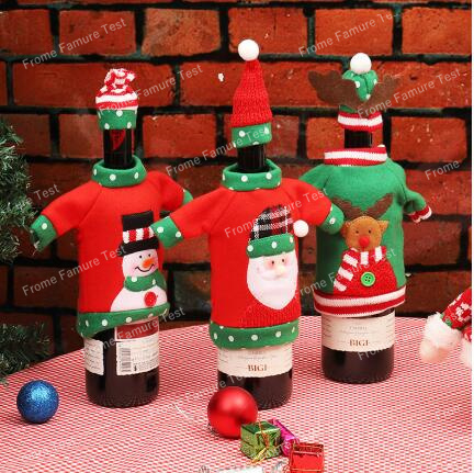 クリスマスデコレーションクリスマスアイテム  赤ワインボトル