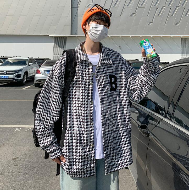 韓国風  シャツ　長袖シャツ　春夏の新しい　日焼け止めシャツ　ファッションシャツ★M-3X