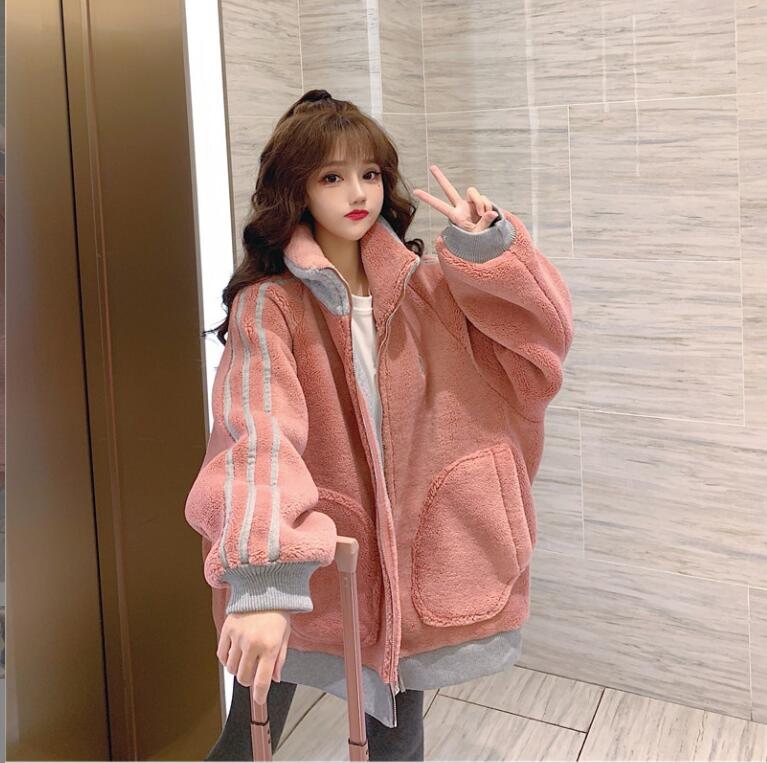 秋と冬ウールラムコート  韓国風 　レディースコート  ファッションカコート  流行の ★M-2X