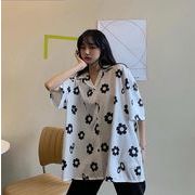 韓国風　レディース　半袖シャツ　夏新しい，気質，ファッションシャツ　学生シャツ★M-3X