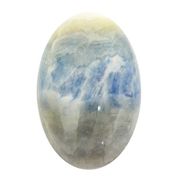 ≪スペシャルルース/即納≫天然石 ブルーシェーライト（blue sceelite）/カボション 20x12.5x5.2mm