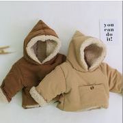 超人気韓国風ベビー服　秋冬カジュアルな綿の服    ファッション赤ちゃん厚い コート ★70-100