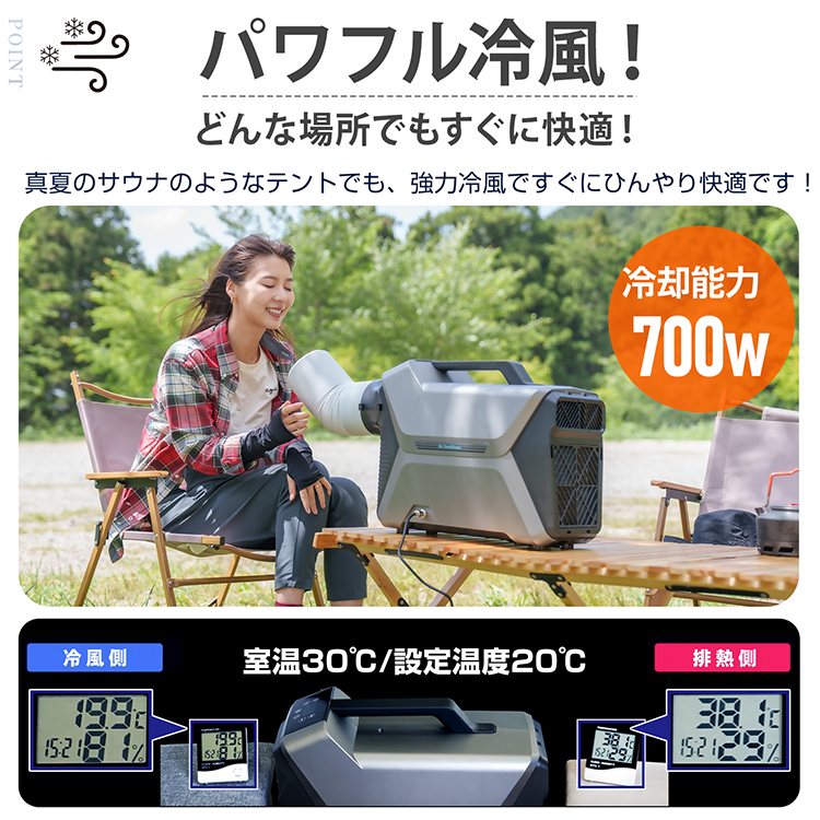 ポータブルミニクーラー 災害時、アウトドア、オフィス、書斎など ポータブルミニクーラー 災害時、アウトドア、オフィス、書斎など