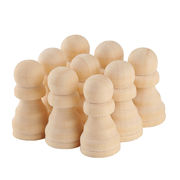 木製人形 未完の DIY 国際チェス  木製チェスの駒 人形装飾 工芸品 着色おもちゃ 手作り DIY用品