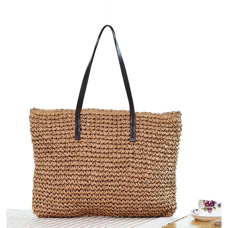ショルダーバッグ　レディース　草編みバッグ　かばん　麦わら 鞄 かごバッグ　女性