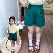 INS大人気 韓国風子供服 2023夏新作 デザイン感 パンツ キッズ服 女の子 ズボン 90-150cm