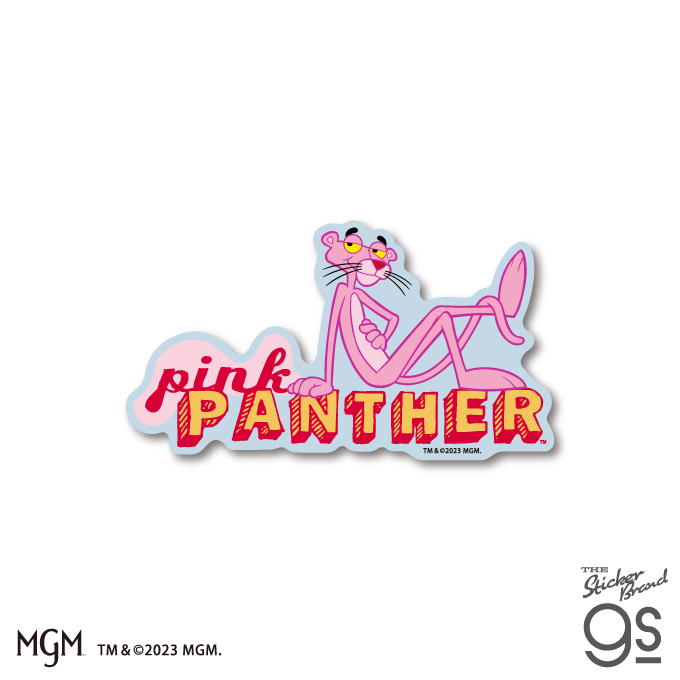 ピンクパンサー ダイカットステッカー ロゴ02 アニメ シリーズ おしゃれ イラスト PKP-007