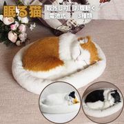 インテリア クッションで寝る猫 3色カラー ネコ 抱き枕 動物 アニマル かわいい チャーミング おもちゃ