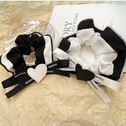 韓国   小物も可愛くオシャレに  ハート シュシュ 髪飾り ヘア リボン本　　 ins