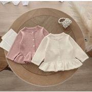 2025冬新作 韓国風  子供服  長袖   ベビー服     ニット  カーディガン  セーター   コート