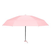 日傘 60% オフ カプセル傘 多数の卸売手動女性日傘抗紫外線ビニール ミニ日傘日傘六つ折りカプセ