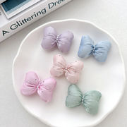 生地　刺繍アプリッケ　リボン　手芸DIY アクセサリー材料　布パーツ　ハンドメイド