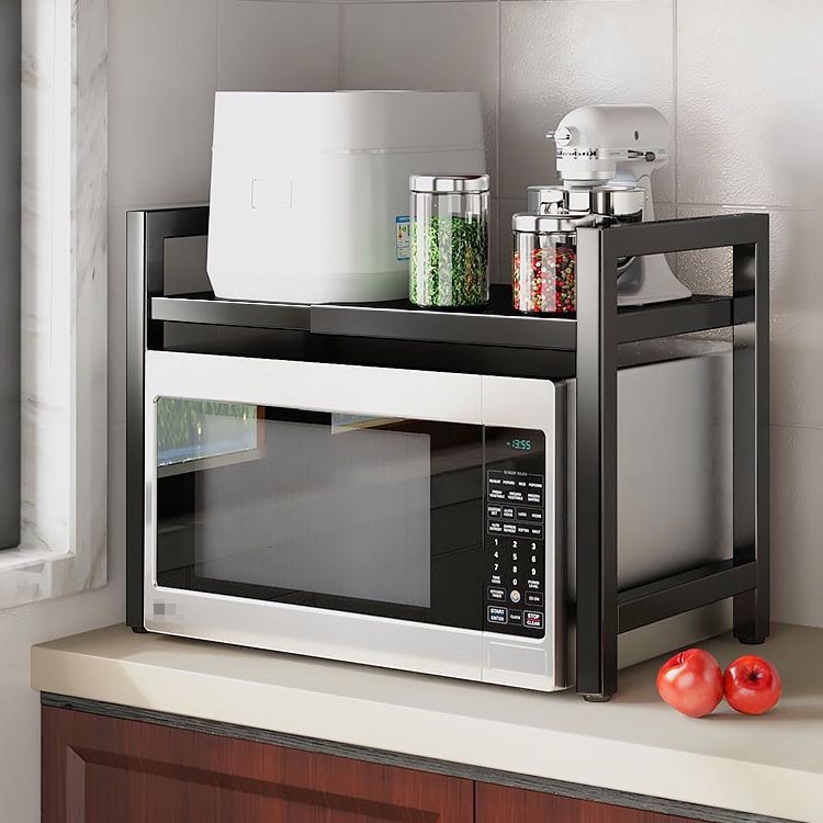 レンジ上ラック 高さ調節 伸縮 キッチンラック レンジラック 1段