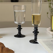満足度99％ 早い者勝ち 家庭用 ワイングラス ヴィンテージ シャンパングラス ペア ハイフットグラス